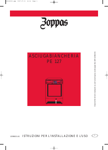 Manuale Zoppas PE127 Asciugatrice