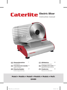 Mode d’emploi Caterlite GH489 Trancheuse