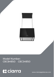 Handleiding Ciarra CBCB4850 Afzuigkap