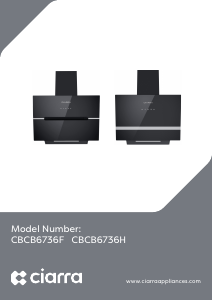 Handleiding Ciarra CBCB6736H Afzuigkap
