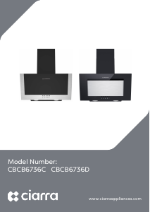 Handleiding Ciarra CBCB6736D Afzuigkap