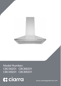 Handleiding Ciarra CBCS9201 Afzuigkap