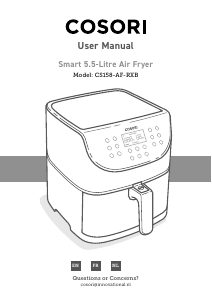 Mode d’emploi Cosori CS158-AF-RXB Friteuse