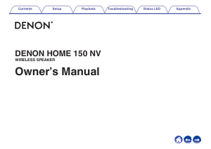 Handleiding Denon Home 150 NV Luidspreker