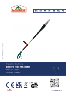 Manuale Gardebruk ASX900 Motosega