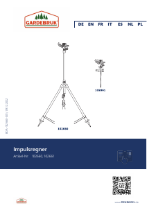 Bedienungsanleitung Gardebruk 102660 Rasensprenger