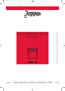 Manuale Zoppas PE1270 Asciugatrice
