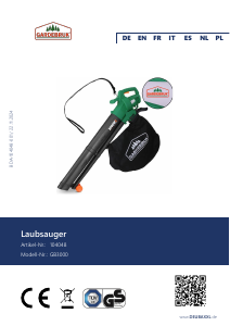Mode d’emploi Gardebruk GB3000 Souffleur