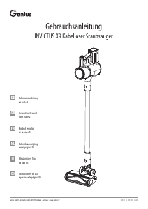 Manual de uso Genius X9 Invictus Aspirador