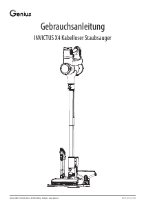 Bedienungsanleitung Genius X4 Invictus Staubsauger