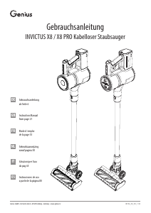 Mode d’emploi Genius X8 Pro Invictus Aspirateur