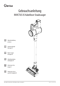 Mode d’emploi Genius X5 Invictus Aspirateur