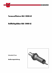 Manuale Würth HLG 5000-LE Pistola ad aria calda