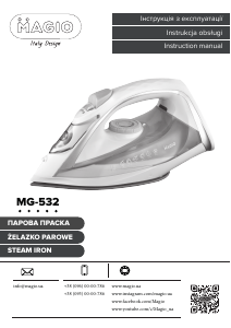 Instrukcja Magio MG-532 Żelazko