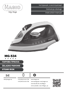Instrukcja Magio MG-534 Żelazko