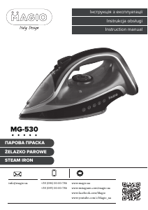 Instrukcja Magio MG-530 Żelazko
