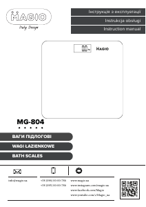 Instrukcja Magio MG-804 Waga