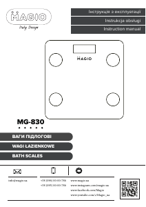 Instrukcja Magio MG-830 Waga