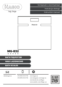 Instrukcja Magio MG-832 Waga