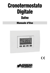 Manuale Vemer Dafne 230 Termostato