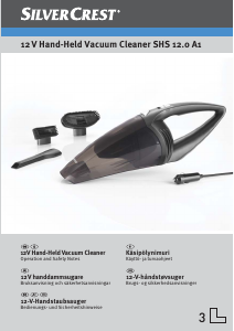 Manual SilverCrest SHS 12.0 A1 Handheld Vacuum