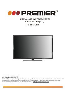 Manual de uso Premier TV-5043LSM Televisor de LED