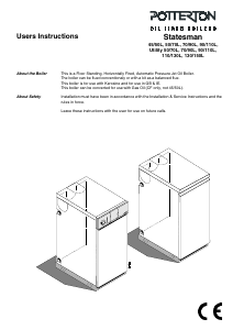 Manual Potterton Statesman 45/50L Central Heating Boiler