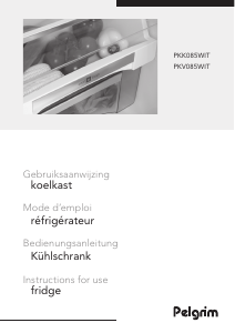 Manual Pelgrim PKK085WIT Refrigerator