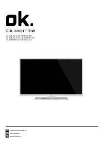 Mode d’emploi OK ODL 32651F-TIW Téléviseur LED