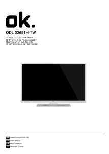 Bedienungsanleitung OK ODL 32651H-TW LED fernseher