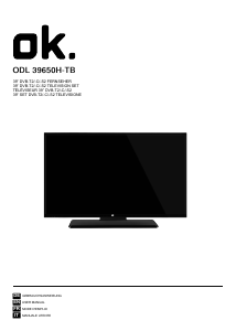 Manual OK ODL 39650H-TB LED Television