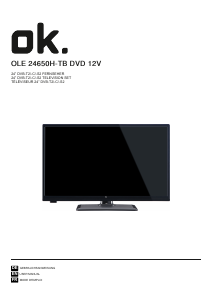 Mode d’emploi OK OLE 24650H-TB DVD Téléviseur LED