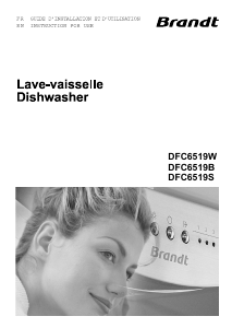 Mode d’emploi Brandt DFC6519W Lave-vaisselle