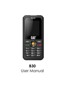 Handleiding CAT B30 Mobiele telefoon