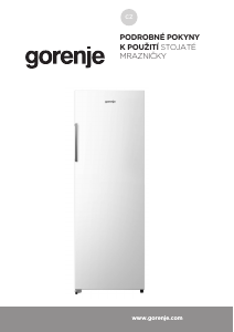 Manuál Gorenje FN617EEW5 Mraznička