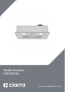 Handleiding Ciarra CBCS5913A Afzuigkap