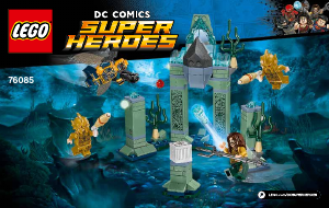 Handleiding Lego set 76085 Super Heroes Slag om Atlantis