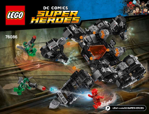 Manual de uso Lego set 76086 Super Heroes Ataque subterráneo del Knightcrawler