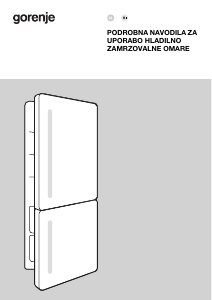 Priročnik Gorenje NRKI517E42 Hladilnik in zamrzovalnik