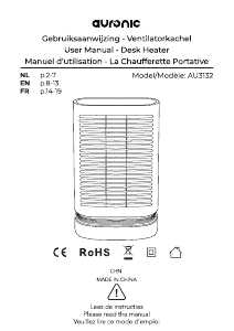 Manual Auronic AU3132 Heater