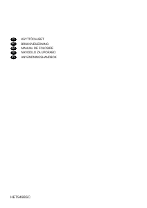 Manual Gorenje HET949BSC Placa