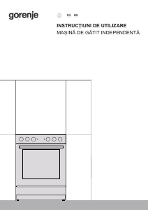 Manual Gorenje GE5A21WH Aragaz