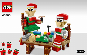 Manual Lego set 40205 Seasonal Little elf helpers