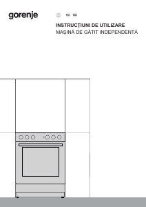 Manual Gorenje GK5A41WF Aragaz