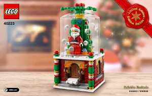 Használati útmutató Lego set 40223 Seasonal Hógömb