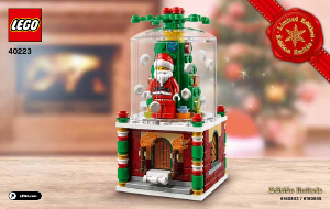 Manual Lego set 40223 Seasonal Snowglobe