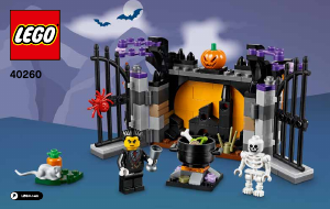 Bedienungsanleitung Lego set 40260 Seasonal Halloween-Spuk