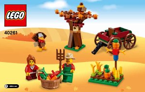 Bedienungsanleitung Lego set 40261 Seasonal Grosse Ernte vor dem Erntedankfest