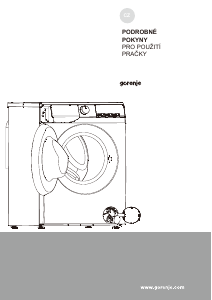 Manuál Gorenje W1NGPI61SBS Pračka
