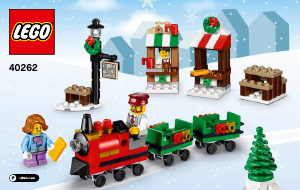 Handleiding Lego set 40262 Seasonal Kerstmis treinreis